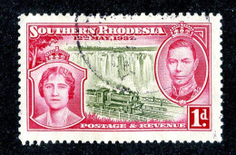 59 BCXX 1937 Scott # 38 Used (offers Welcome) - Southern Rhodesia (...-1964)