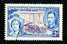 67 BCXX 1937 Scott # 40 Used (offers Welcome) - Southern Rhodesia (...-1964)