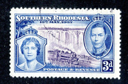 68 BCXX 1937 Scott # 40 Used (offers Welcome) - Zuid-Rhodesië (...-1964)