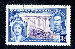 68 BCXX 1937 Scott # 40 Used (offers Welcome) - Southern Rhodesia (...-1964)