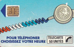 K06/610 - SC3  PØ7 Noire - 50 Unités - (verso : 6 N° Encadrés) - Telefonschnur (Cordon)