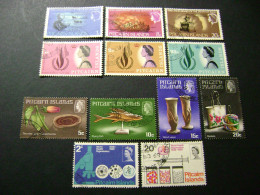 Pitcairn Islands - Late1967 And Complete 1968 Commemorative/special Issue Stamps (SG 82-93) - Used [Sale Price] - Pitcairn Islands