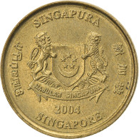 Monnaie, Singapour, 5 Cents, 2004, Singapore Mint, TTB, Aluminum-Bronze, KM:99 - Singapur