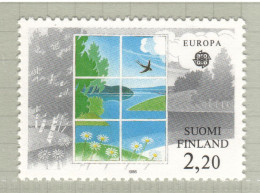 Finland 1986, Bird, Birds, EUROPA, 1v, MNH** (Split From Set Of 2v) - Schwalben