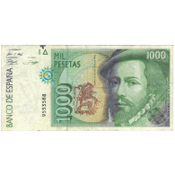 Billet, Espagne, 1000 Pesetas, 1992-10-12, KM:163, TB - [ 4] 1975-… : Juan Carlos I