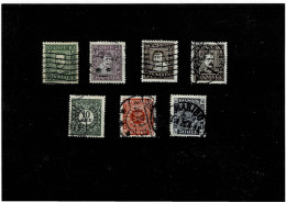 DENMARK ,Servizio Postale Danese+anniversario Primi Francobolli Danesi Usati ,qualita Ottima - Service