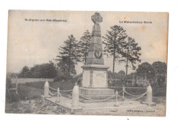 SAINT AIGNAN SUR ROE - 53 - Le Monument Au Morts - GEO 2 - - Saint Aignan Sur Rö