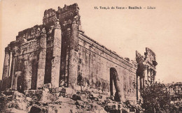 LIBAN - Baalbek - Vue Générale Du Temple De Venus - Carte Postale Ancienne - Libano