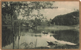 MACEDOINE - Vue Sur L'étang Et Ses Bords - Carte Postale Ancienne - Macedonia Del Nord