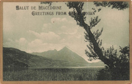 MACEDOINE - Vue Un Paysage Montagneux - Greetings From Macedonian - Carte Postale Ancienne - Macedonia Del Norte