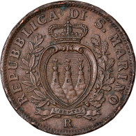 Monnaie, San Marino, 10 Centesimi, 1935, Rome, TTB, Bronze, KM:13 - San Marino
