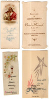4 Anciennes  Images Pieuses *Souvenir De Communion à Béziers 1896 à 1969 - Santini