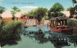 CHINE - Magnifique Paysage Chinois - Carte Postale Ancienne - Chine