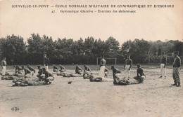MILITARIA - Ecole Normale Militaire De Gymnastique Et D'escrime - Exercices Des Abdominaux - Carte Postale Ancienne - Other & Unclassified