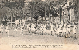 MILITARIA - Ecole Normale Militaire De Gymnastique - Course De Relais - Joinville - Carte Postale Ancienne - Autres & Non Classés