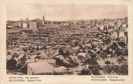 PALESTINE - Vue Générale De La Ville De Bethlehem - Carte Postale Ancienne - Palestine