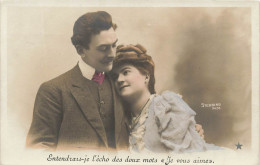 COUPLE - Stebbing Phot - Entendrais-je L'écho Des Doux Mots "Je Vous Aime" - Carte Postale Ancienne - Couples