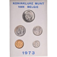 Monnaie, Belgique, Baudouin I, Coffret, 1973, BU - Légende Flamande, FDC - FDC, BU, BE & Coffrets