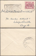 Belgique 1951 -Lettre De Bruxelles à Destination Léopoldville-Congo Belge (Petit Format)..... (EB) DC-12269 - 1951-1975 Heraldischer Löwe (Lion Héraldique)