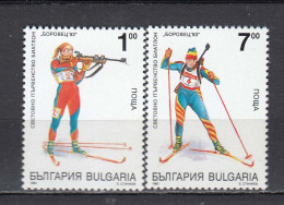Bulgaria 1993 - Biathlon World Championships, Borovetz, Mi-Nr. 4044/45, MNH** - Ungebraucht