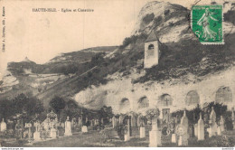 95 HAUTE ISLE EGLISE ET CIMETIERE - Haute-Isle