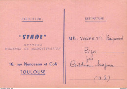 65 CIZOS PAR CASTELANAU MR VECCHUITTI RAYMOND STADE METHODE MODERNE DE DEMONSTRATION TOULOUSE SEANCE A CASTELNAU 24/6/59 - Castelnau Magnoac