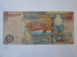 Rare! Zambia 50000 Kwacha 2008 Banknote,see Pictures - Zambia