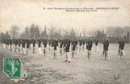 FRANCE - Joinville Le Pont - Ecole Normale De Gymnastique ... - Exercices éducatifs Avec L'arme - Carte Postale Ancienne - Joinville Le Pont