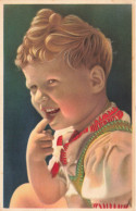 ENFANT - Petit Garçon Avec Son Doigt Dans La Bouche - Salopette - Carte Postale Ancienne - Sonstige & Ohne Zuordnung