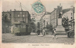 FRANCE - Asnières - Vue Sur La Place Voltaire - Carte Postale Ancienne - Asnières-sur-Oise