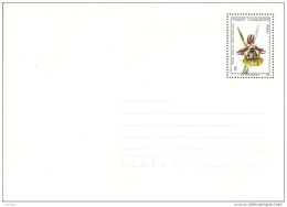 Turkey; 1991 Postal Stationery With The Subject Of Orchid - Postwaardestukken
