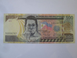 Philippines 500 Piso 2013 Banknote Last Issue,see Pictures - Philippines