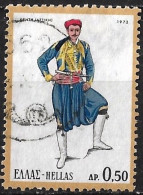 Rural Cancellation 662 On GREECE 1972 National Costumes I 0.50 Dr. Vl. 1160 - Postembleem & Poststempel