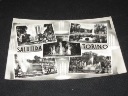 TORINO 1958 SALUTI BN VG       DATE UN'OCCHIATA!!! - Panoramische Zichten, Meerdere Zichten