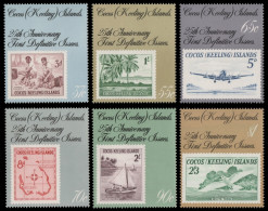 Kokos-Inseln 1988 - Mi-Nr. 192-197 ** - MNH - Marke Auf Marke - Cocos (Keeling) Islands