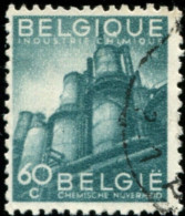 COB  761-V 3 (o)  Point De Couleur Au-dessus Du B De BELGIË - 1931-1960