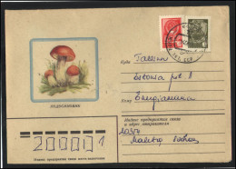 RUSSIA USSR Stationery USED ESTONIA  AMBL 1234 JUURU Mushrooms - Unclassified