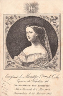 FAMILLES ROYALES - Eugénie De Montijo - Comtesse De Téba - Épouse De Napoléon III - Carte Postale Ancienne - Royal Families