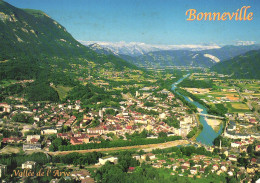 BONNEVILLE, ARCHITECTURE, BRIDGE, VALLEE DE L'ARVE, MOUNTAIN, PANORAMA, FRANCE - Bonneville