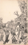 ILLUSTRATEUR - Fanfare - Animé - Carte Postale Ancienne - Ohne Zuordnung