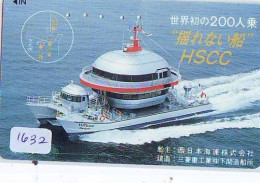 Télécarte JAPON * * BATEAU * PHONECARD JAPAN * SHIP (1632) TK *  SCHIFF * Schip * Boot * Barco - Barcos