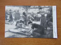 LES LAVEUSES EN LORRAINE PAR GREGOIRE SALON DE PARIS 1909 LAVOIR MEUSE MOSELLE BAS RHIN HAUT RHIN VOSGES - Exhibitions