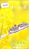 Télécarte JAPON * * BATEAU * PHONECARD JAPAN * SHIP (1649) TK *  SCHIFF * Schip * Boot * Barco - Boats