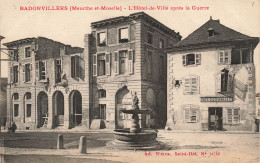 FRANCE - Badonvillers - L'hôtel De Ville Après La Guerre - Carte Postale Ancienne - Sonstige & Ohne Zuordnung