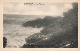 Carteret * Vue Sur La Falaise , La Mer Montante - Carteret