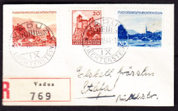 1944 Mini R-Brief Aus Vaduz Nach Stäfa. Ankunftsstempel Rückseitig. - Storia Postale