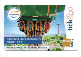 Portavntura   Carte France Tick&toc FNAC Card (F 87) - Andere & Zonder Classificatie