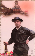 FANTAISIE - Homme - Quais - JG Paris - Un Homme Avec Un Lanterne - Carte Postale Ancienne - Männer