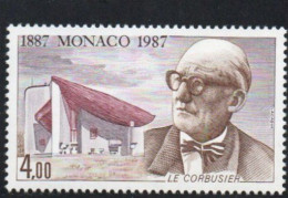 Monaco Timbres Neufs  Yvert N° 1606, Le Corbusier, Notre Dame Du Haut à Ronchamp, **, - Chiese E Cattedrali