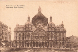 BELGIQUE - Anvers - La Gare Centrale - Carte Postale Ancienne - Antwerpen